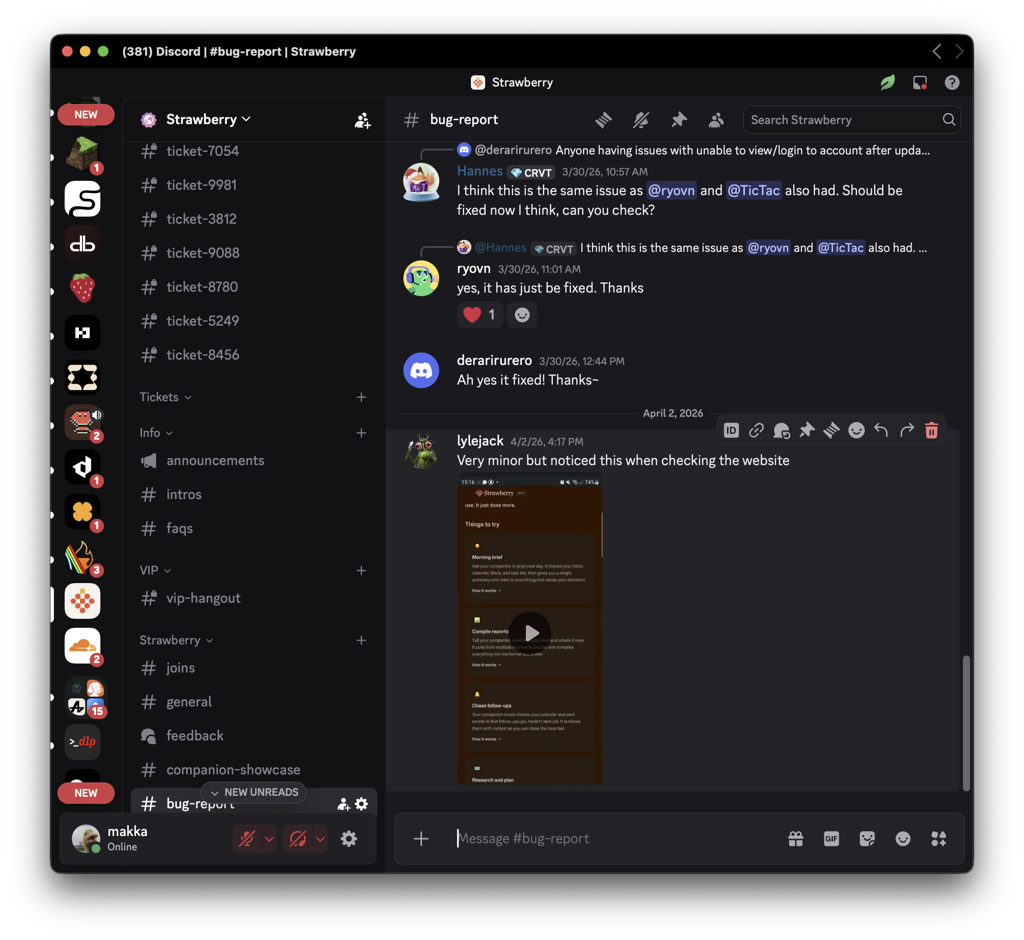 Discord running natively in Cachy