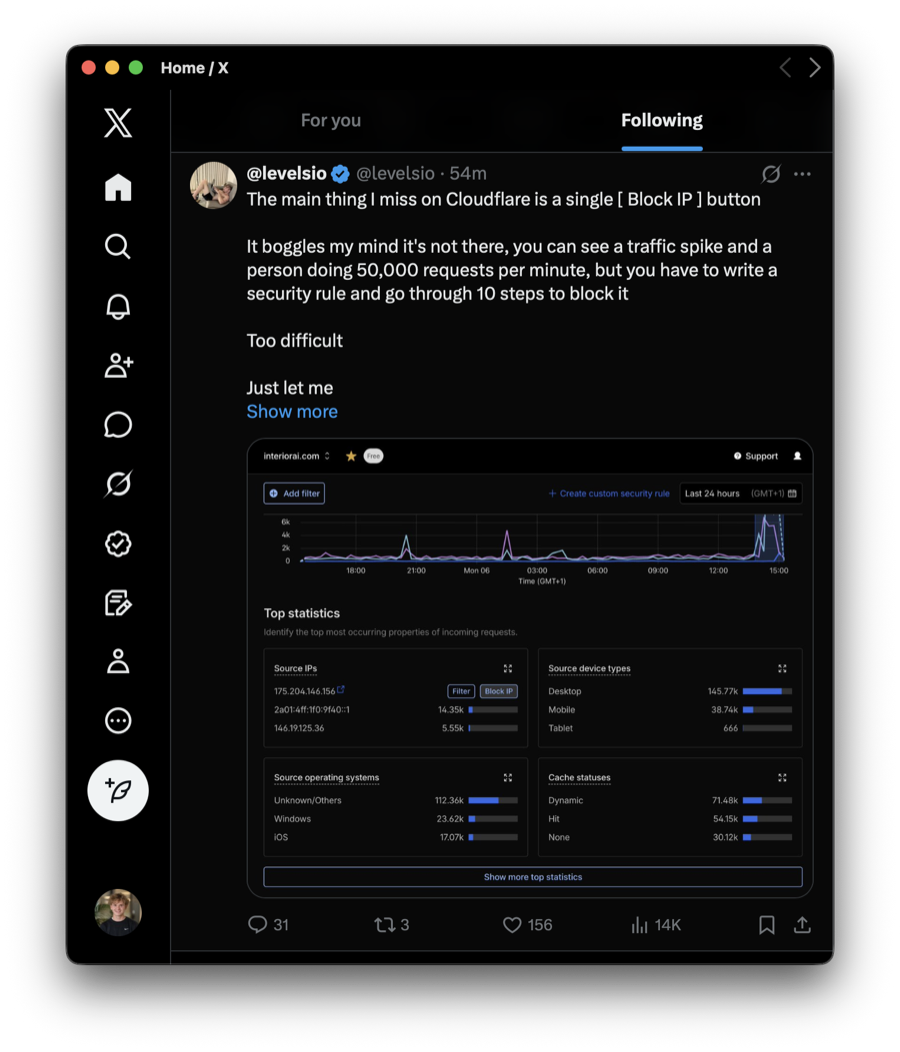 X running natively in Cachy