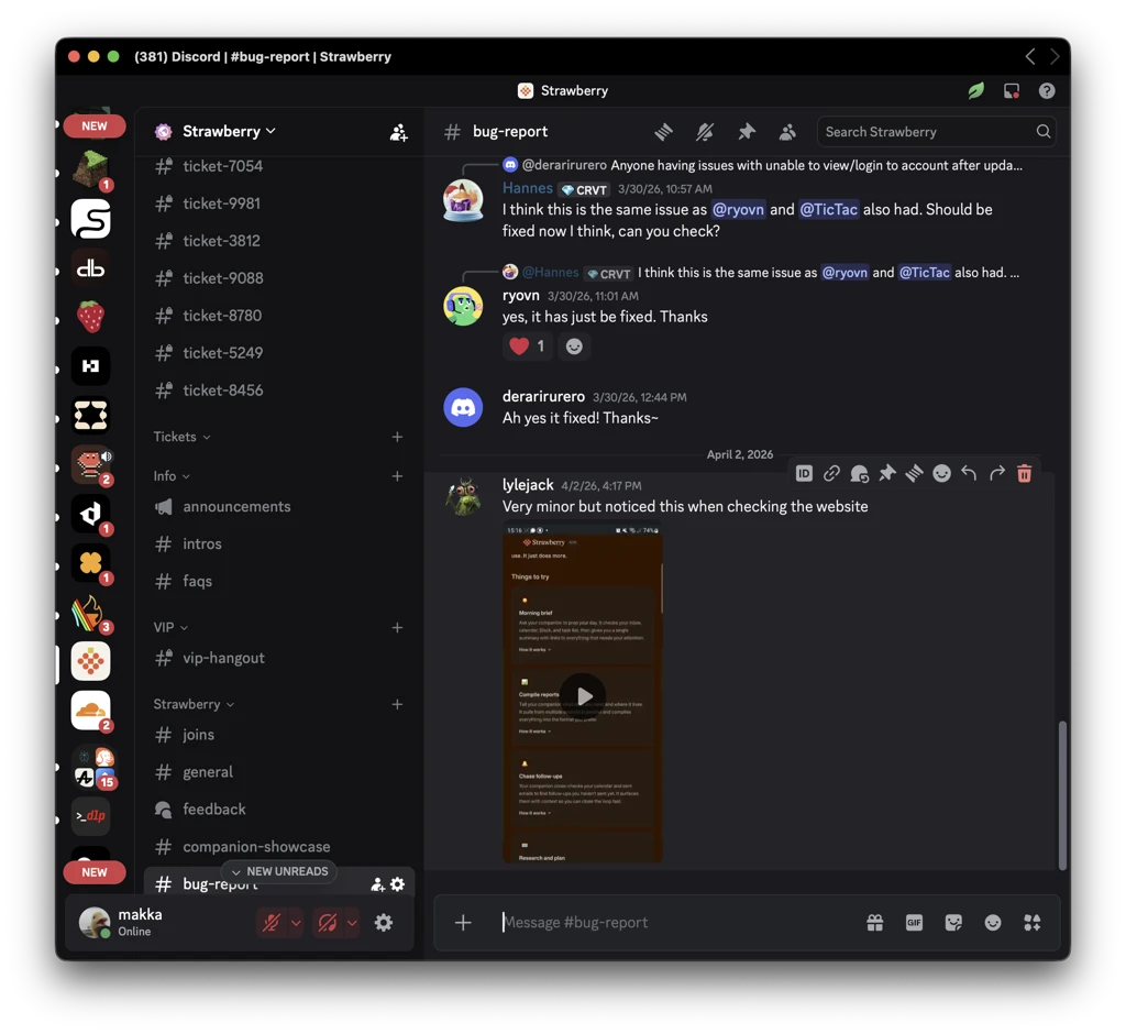Discord running natively in Cachy